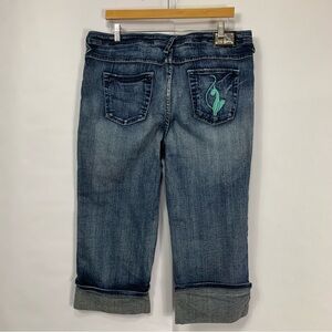 Y2K Baby Phat Logo Capri Jeans